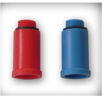 Korek do próby ciśnienia 1/2" czerwony (25)