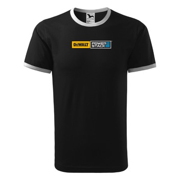 Koszulka T-Shirt L czarna DEWALT PowerStack