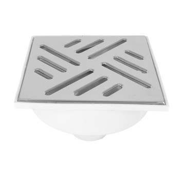 Kratka ściekowa fi 50 15x15 dolna NIERDZEWNA