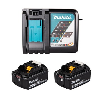 Ładowarka DC18RC +2aku 5,0Ah BL1850B karton MAKITA