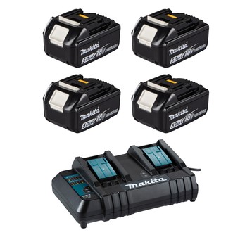 Ładowarka DC18SH + 4aku BL1850B 5Ah MAKITA