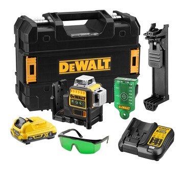 Laser krzyżowy 10,8V zielona wiazka DeWalt