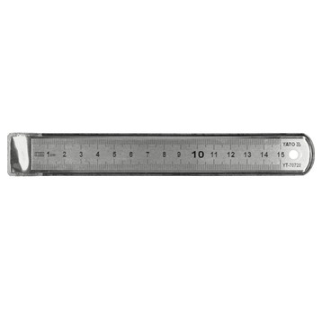 Linijka przymiar mierniczy nierdzewny 150mm YATO