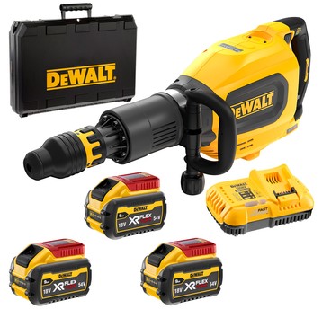 Młot udarowy 54V 3x9Ah SDS-MAX 27J BL FV DeWALT