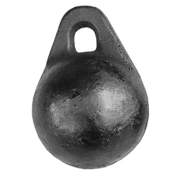 Obciążnik kominiarski 2,8kg KULA odlew żeliwny