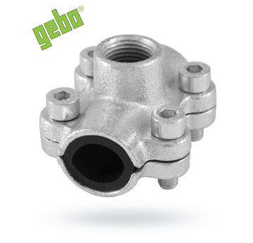 Obejma naprawcza 5/4" z odejściem 3/4" GEBO ANB
