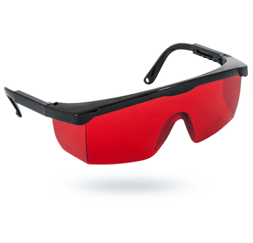 Okulary do odczytu promieni laserowych czerwonych