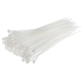 Opaski plastikowe 180x3,6 op 100szt białe (150)