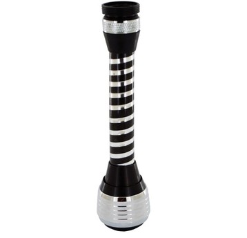 Perlator długi tworzywo czarny+ chrom 11cm