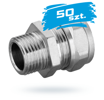 Pex nypel 16mm x 1/2" G/Z (pakiet=50szt)