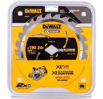 Piła tarczowa 190x24z ROMB z widią DeWalt EXTREME