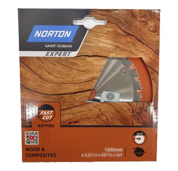 Piła tarczowa 210x24z x30 z widią NORTON EXPERT