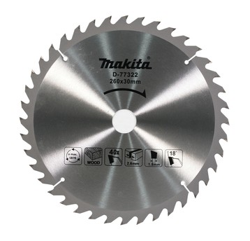 Piła tarczowa 260x40z x30 z widią MAKITA