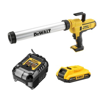 Pistolet wyciskacz do mas silikonowy DeWALT 600ml