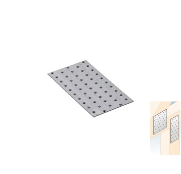 Płytka perforowana 100x200x2mm PP 12 (opk=10szt)