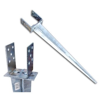 Podstawa słupa wbijana regulowana 0-120x600mm