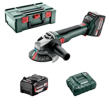 Szlifierka 18V W18 LT BL 11-125 2x4Ah Metabo