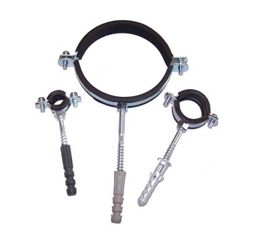 Uchwyty do rur z gumą 125-138mm 5"