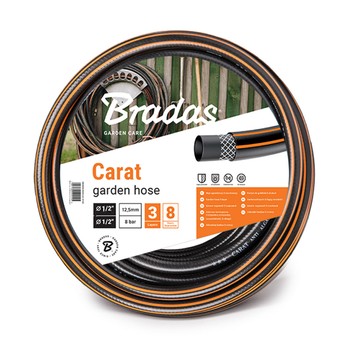 Wąż ogrodowy CARAT 1/2" 30m czarny
