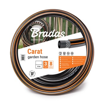 Wąż ogrodowy CARAT 3/4" 25m czarny