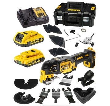 Wielofunkcy narzędzie oscyl 18V 2x2Ah DEWALT TSTAK