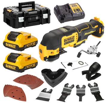 Wielofunkcyjne narz. oscyl. 12V 2x2Ah BL TS DEWALT