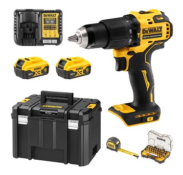 Wkrętarka 18V 65Nm udar 2x5Ah TSTAK zestaw DeWALT