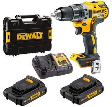 Wkrętarka 18V 70Nm 2x1,5Ah BRUSHLESS TSTAK DeWALT