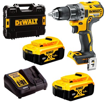 Wkrętarka 18V 70Nm 2x5Ah BRUSHLESS TSTAK DEWALT