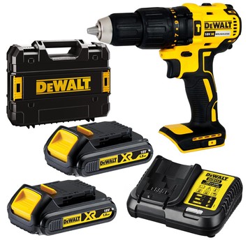 Wkrętarka 18V udar 65Nm 2x1,5Ah BRUSH TSTAK DeWALT
