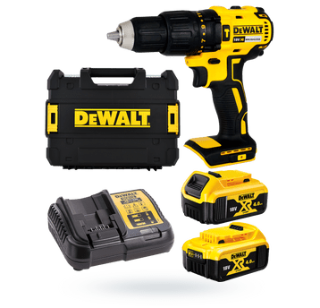 Wkrętarka 18V udar 65Nm 2x4Ah BRUSH TSTAK DeWALT