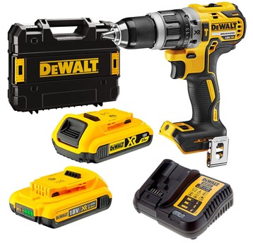 Wkrętarka 18V udar 70Nm 2x2Ah BRUSH TSTAK DeWALT