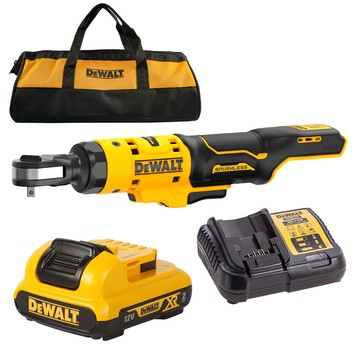 Zakrętarka grzechotka 12V 1/4" 54Nm 1x2Ah DeWALT