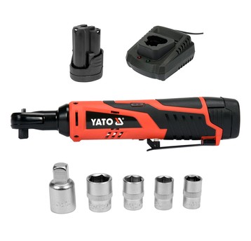 Zakrętarka grzechotka 12V 3/8" 45Nm 1x2Ah YATO