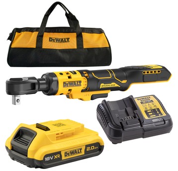 Zakrętarka grzechotka 18V 1/2" 95Nm 1x2Ah BL DeWAL