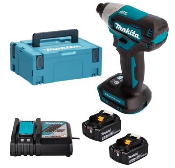 Zakrętarka udarowa 18V 2x3Ah 140Nm MAKITA MAKPAC