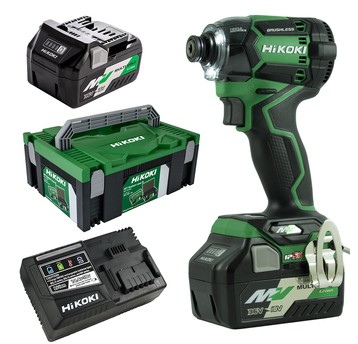 Zakrętarka udarowa akumu 36V 215Nm 2x5Ah HiKOKI