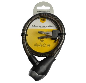 Zamknięcie do roweru 10x 650mm klucz YALE LOB
