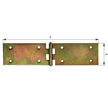 Zawias budowlany 200x60 mm (opk=10)