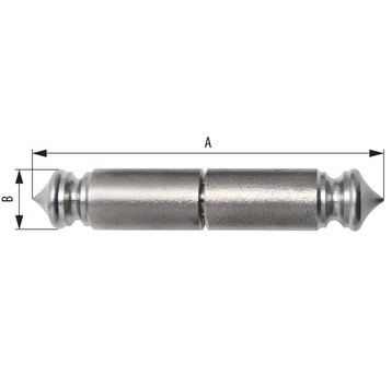 Zawias toczony fi 35x180 ozdobny (opk=10)