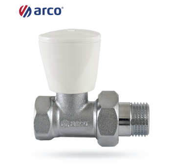 Zawór grzejnikowy 1/2" prosty ARCO AR-031