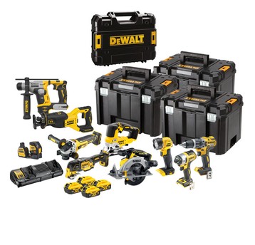 Zestaw COMBO 10 narzędzi akumulatorowych DeWalt