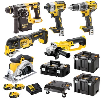 Zestaw COMBO 6 narzędzi akumulatorowych DeWalt