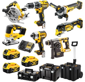 Zestaw COMBO 7 narzędzi akumulatorowych DeWalt