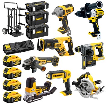 Zestaw COMBO 8 narzędzi akumulatorowych DeWalt