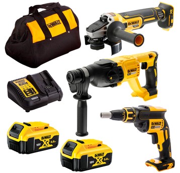 Zestaw DCG405 DCH133 DCF620 2x5Ah DeWalt