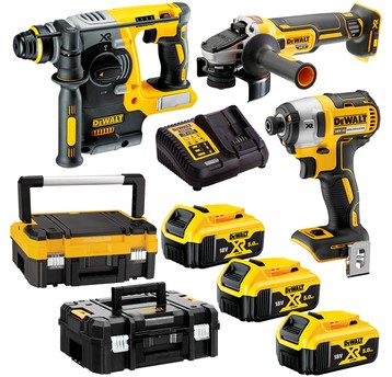 Zestaw DCG405 DCH273 DCF887 3x5Ah DeWalt