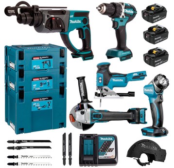 Zestaw DDF484 DHR202 DGA513 DJV181 DML802 MAKITA