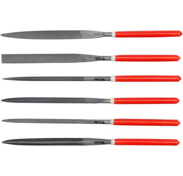 ZESTAW PILNIKÓW IGLAKÓW 6CZ. 5x180x85MM