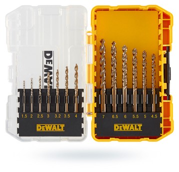 Zestaw wierteł do metalu 13szt EXTREME DeWALT